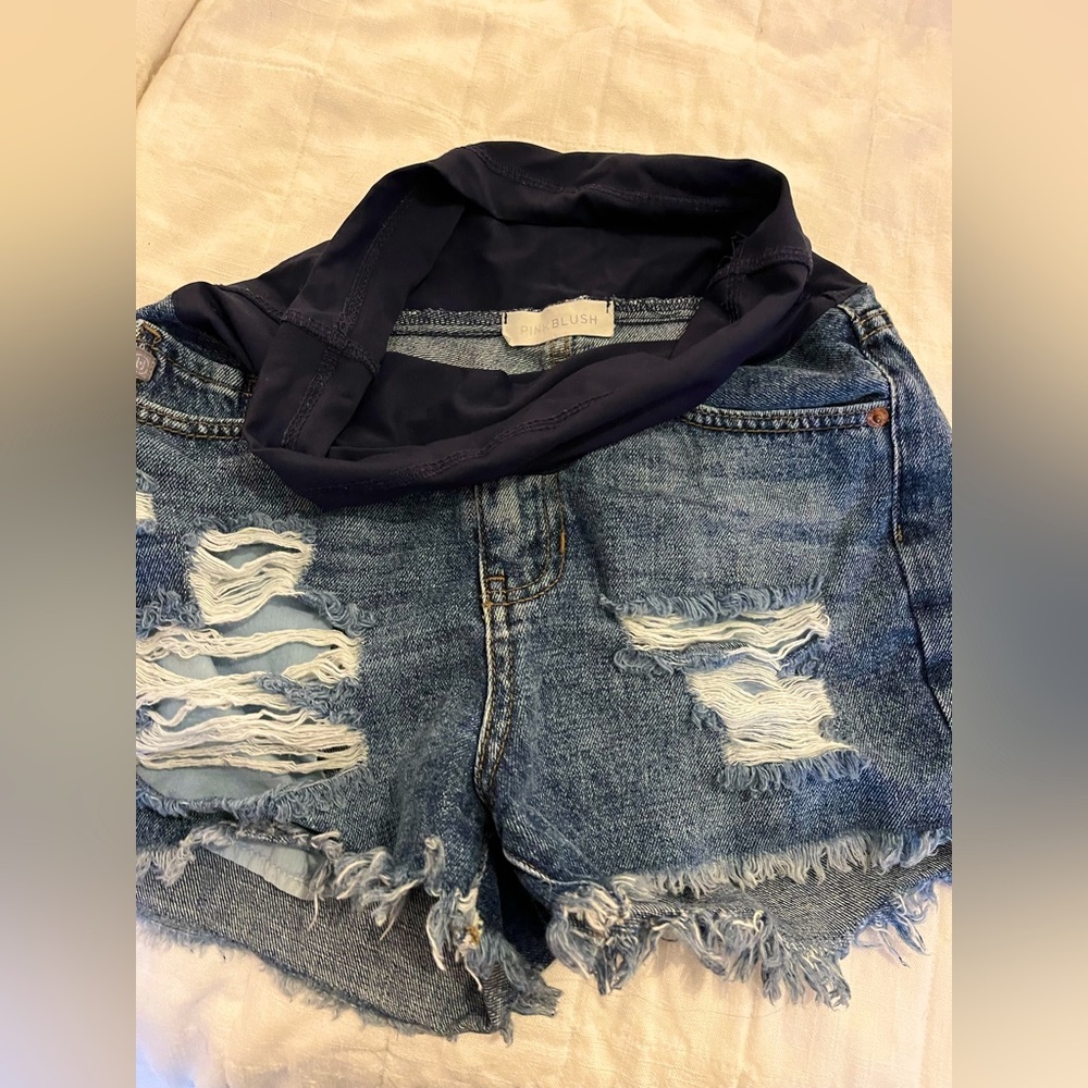 ASOS MATERNITY Jean Shorts XS/Size 2 (5 pairs)